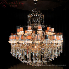 Lustre de cristal pingente lâmpada lustre com laranja Lampshade LT85446